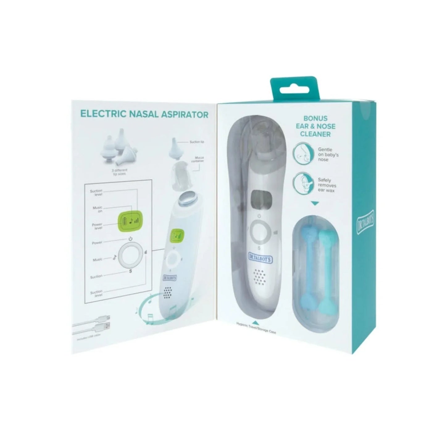 Dr. Talbot's by Nuby Electric Nasal Aspirator 0+ months - White