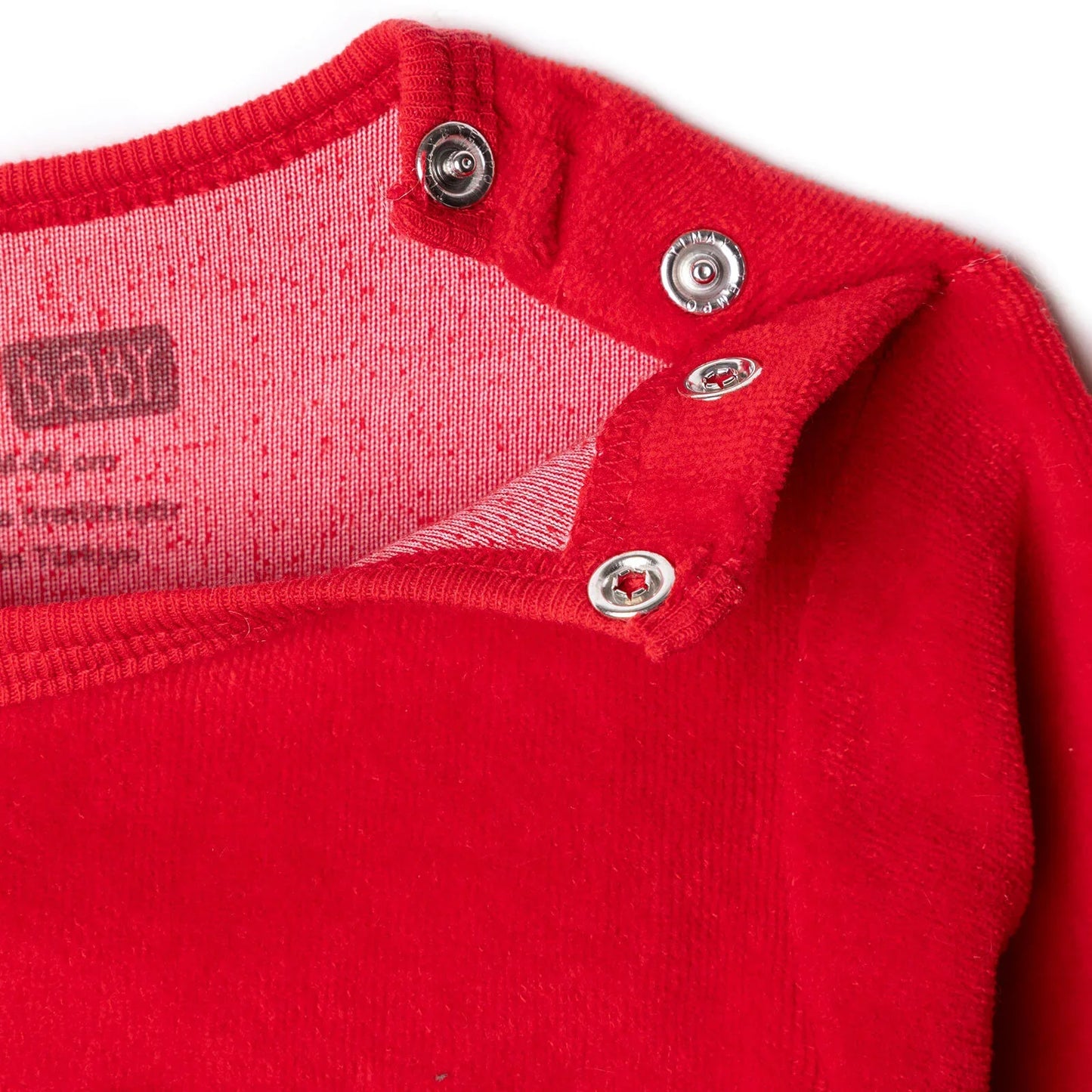 HelloBaby My First Christmas Newborn Unisex Velvet Footed Jumpsuit - Green