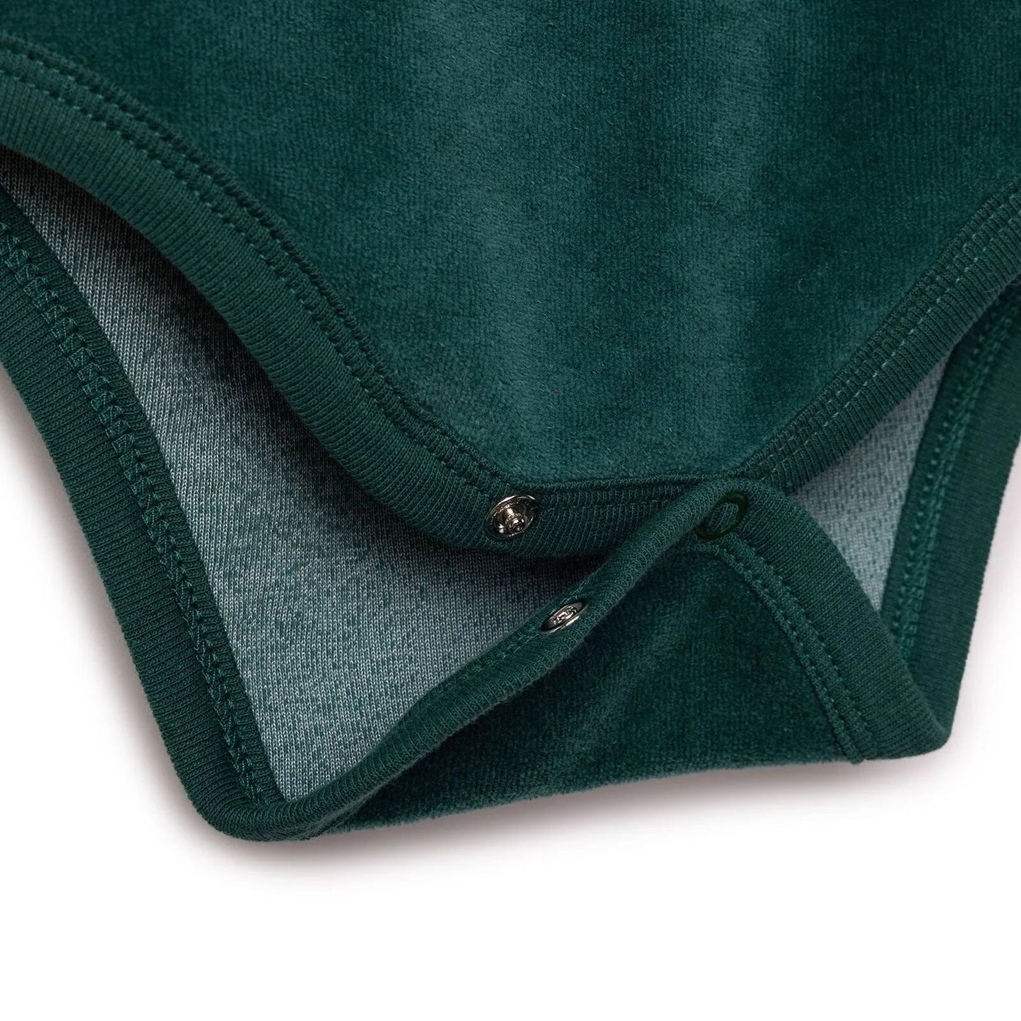 HelloBaby Boys Long Sleeve Bodysuit Christmas with Poppers Crew Neck Long Sleeve - Green