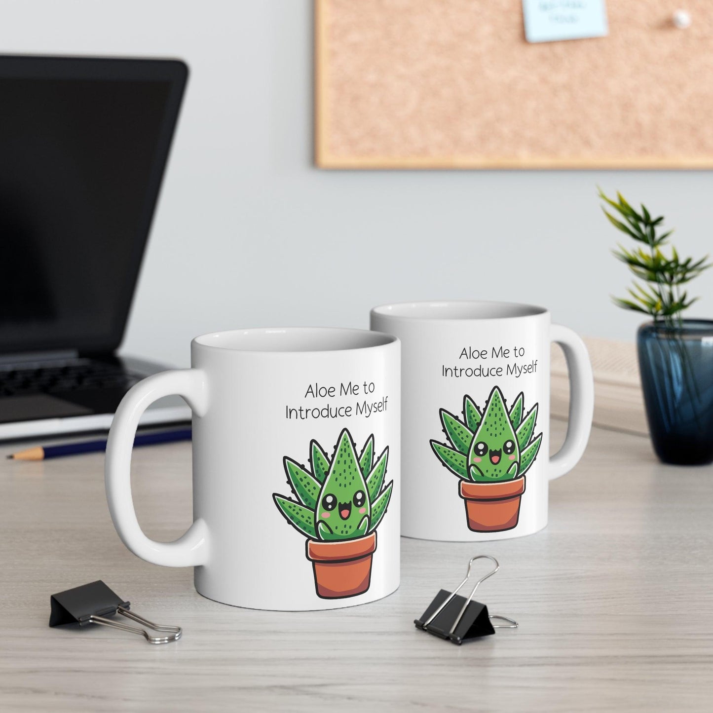 Aloe Me to Introduce Myself – Funny Aloe Vera Mug