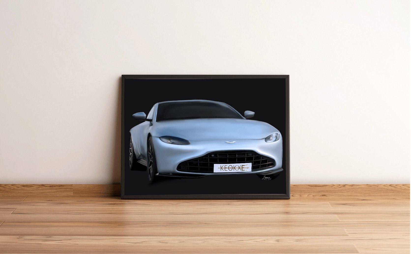 Aston Martin Vantage – Luxury Automotive Art Print