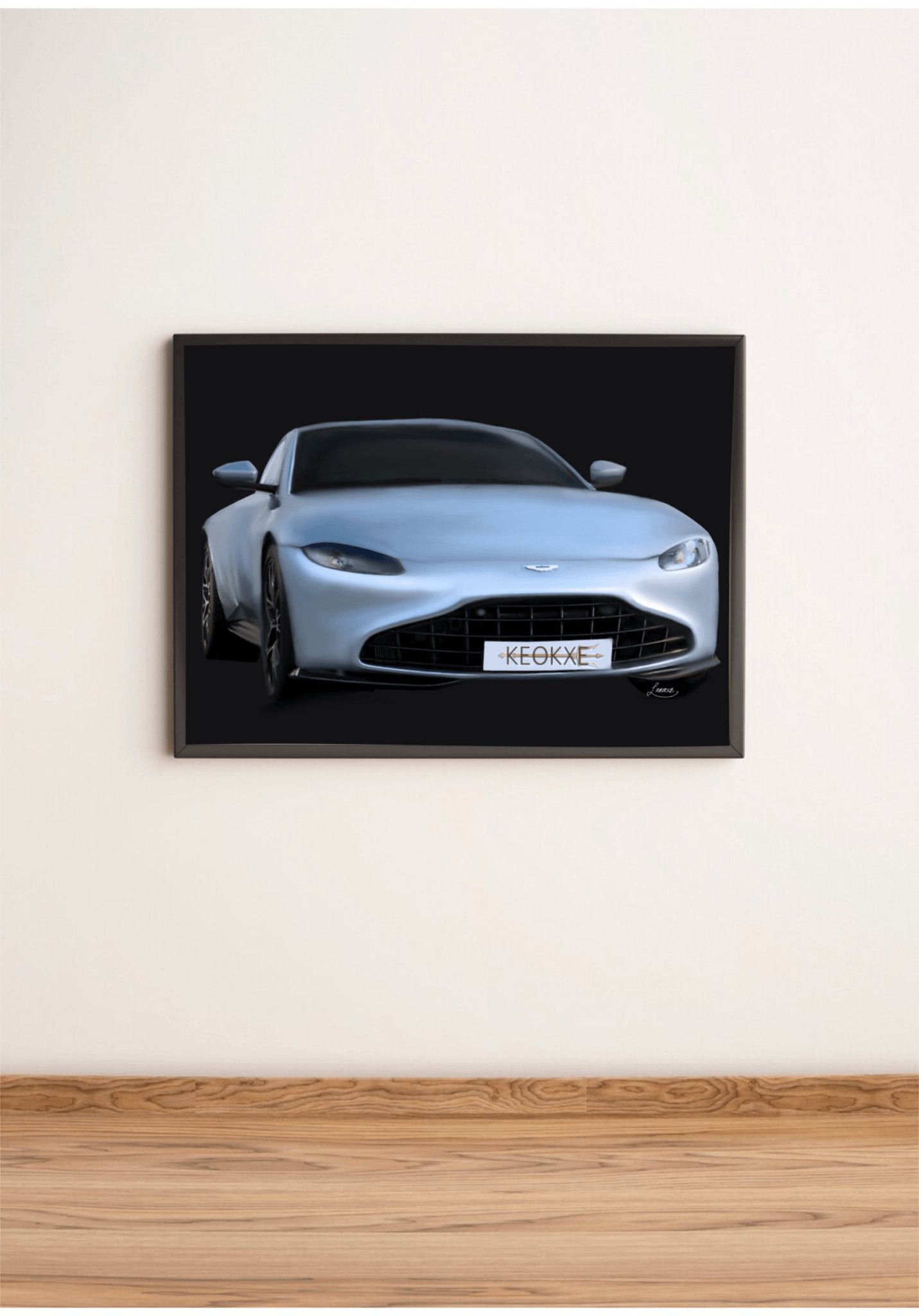 Aston Martin Vantage – Luxury Automotive Art Print - mezetto KEOLIX KEOLIX