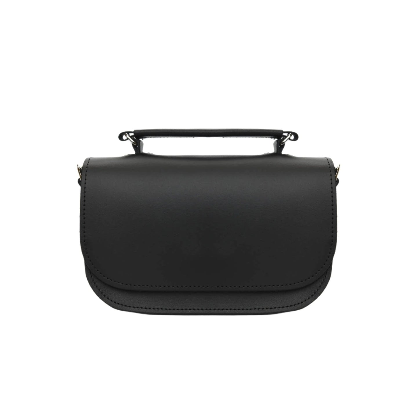 Aura Handmade Leather Bag - Black-0