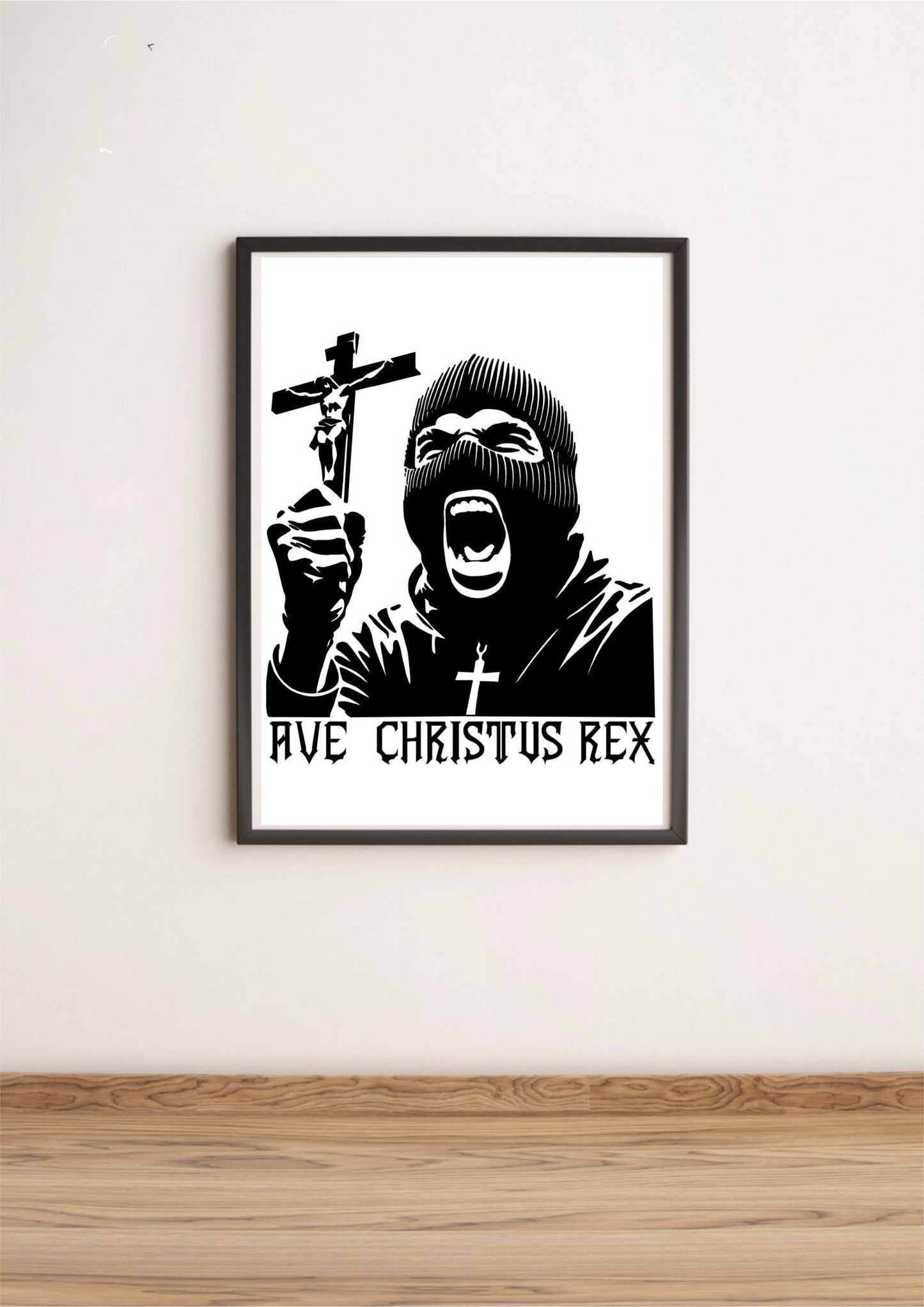 Ave Christus Rex – Bold Christian Wall Art Print - mezetto KEOLIX KEOLIX
