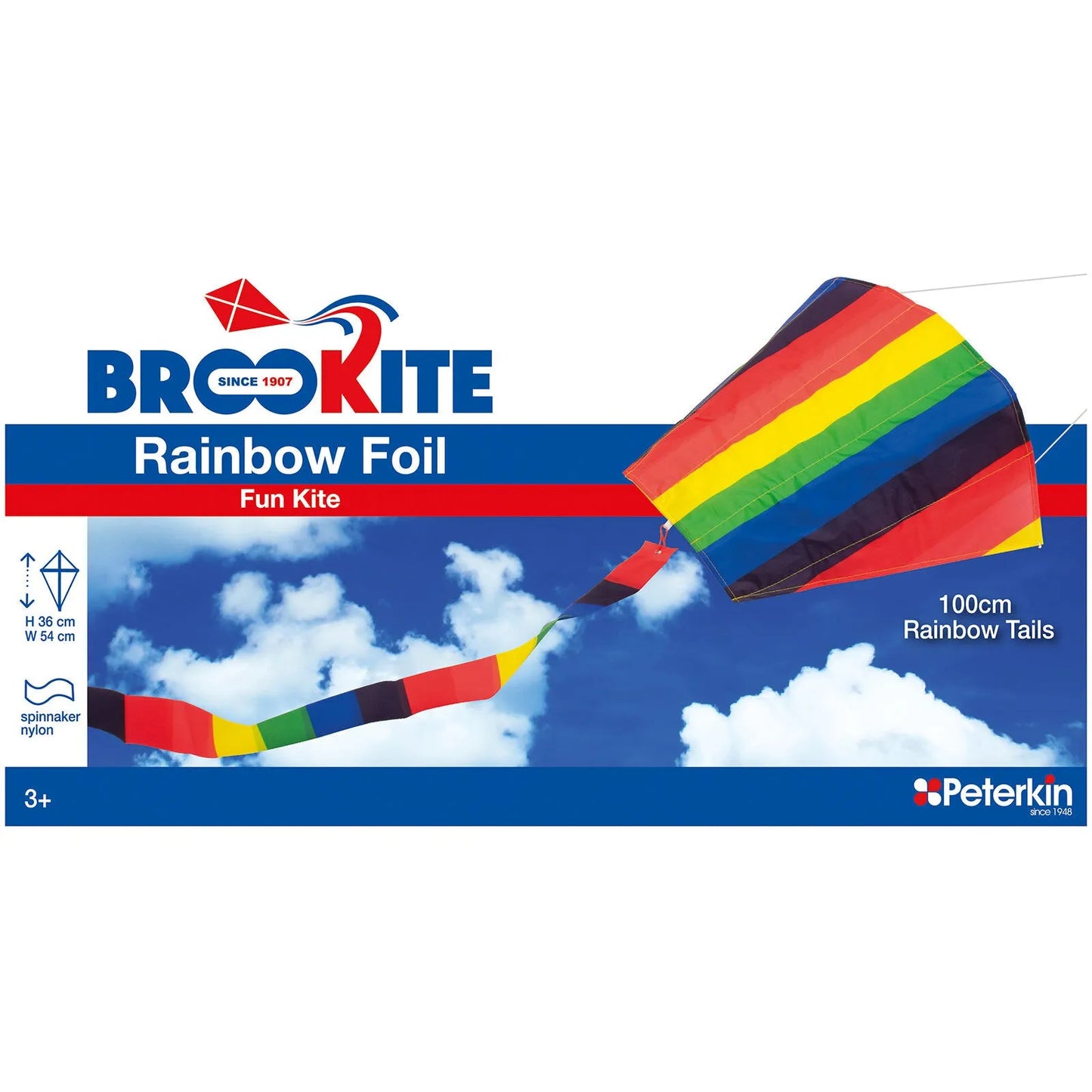 Brookite Rainbow Foil Kite