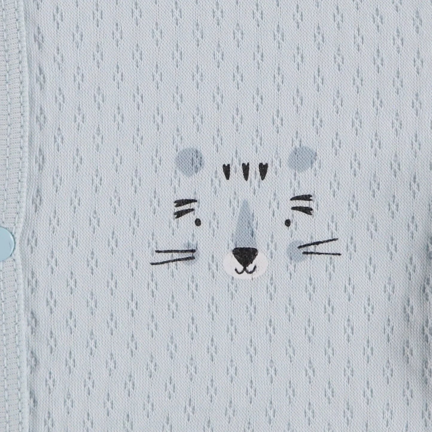 HelloBaby Basic Baby Boy Quilted Hooded - Light Blue