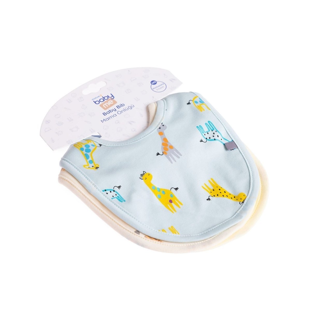 baby me Animals Baby Bib Pack of 3 - mezetto
