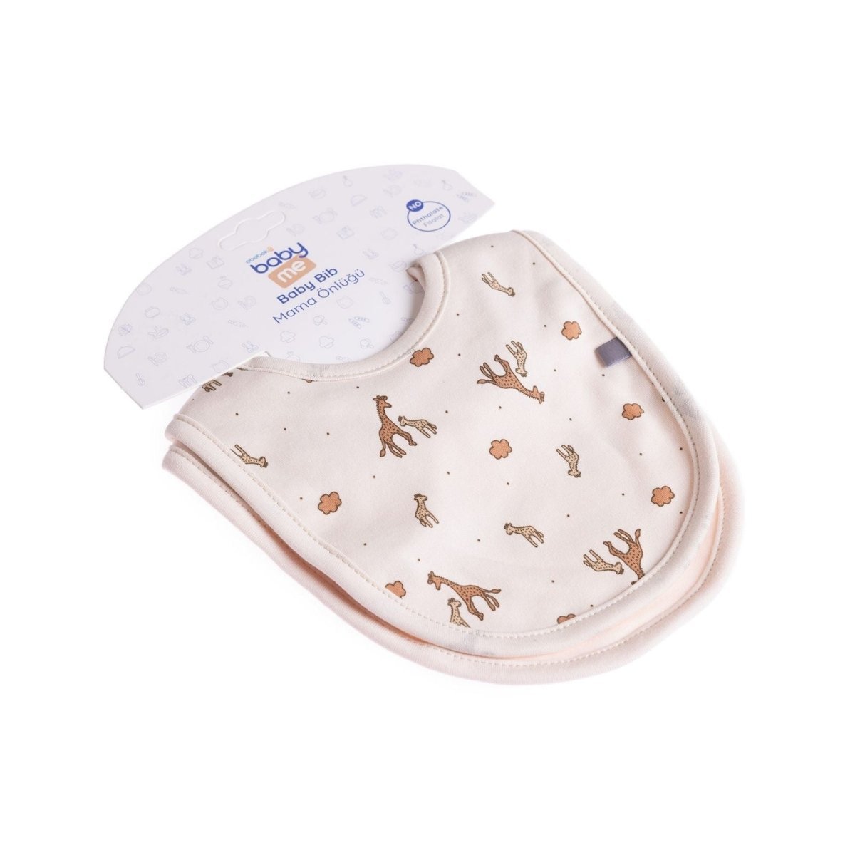 baby me Giraffe Baby Bib Pack of 2 - mezetto