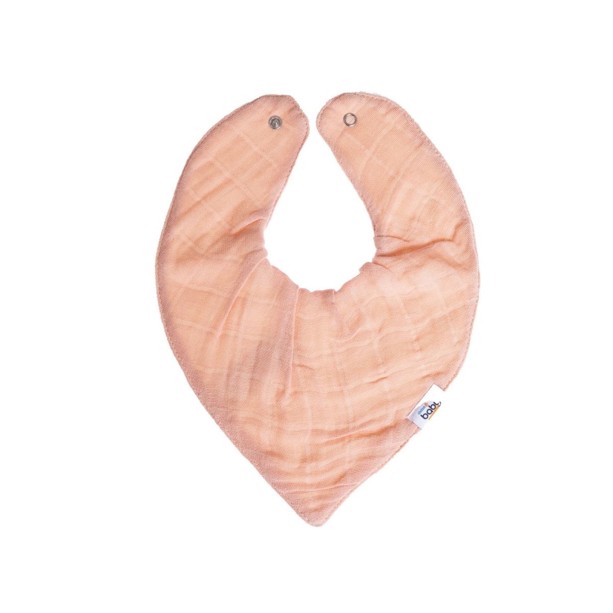 baby me Muslin Dribble Bib Blush - mezetto