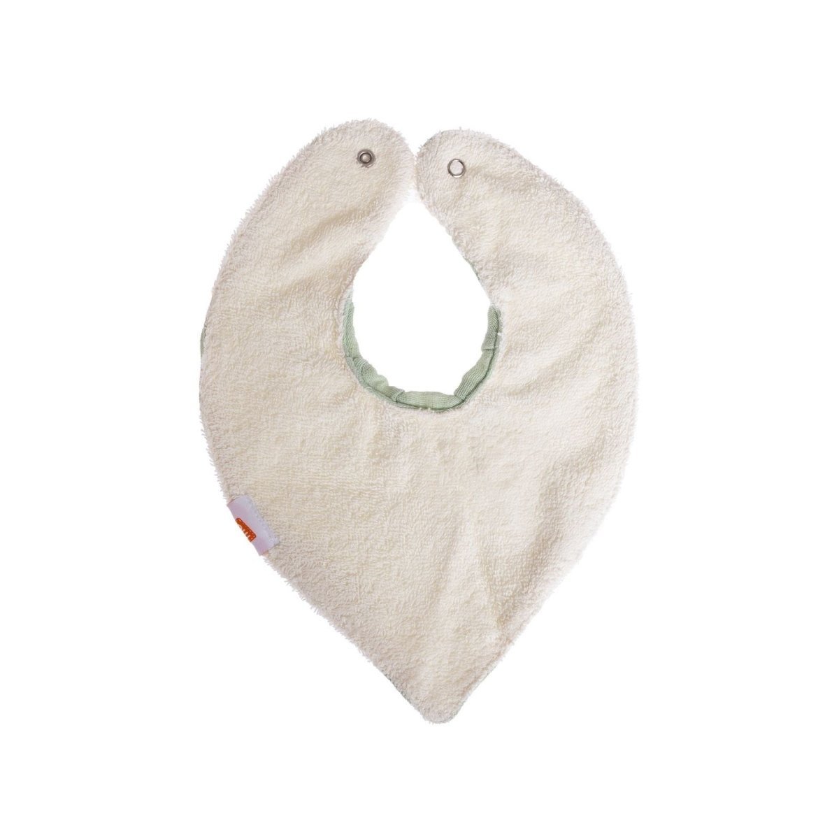 baby me Muslin Dribble Bib Green - mezetto