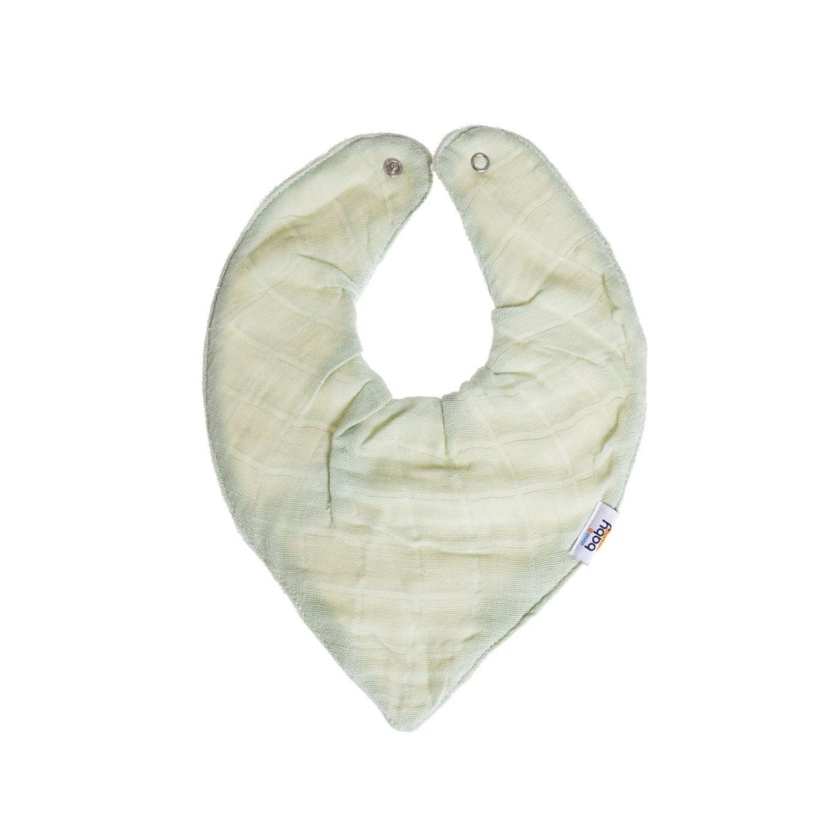 baby me Muslin Dribble Bib Green - mezetto