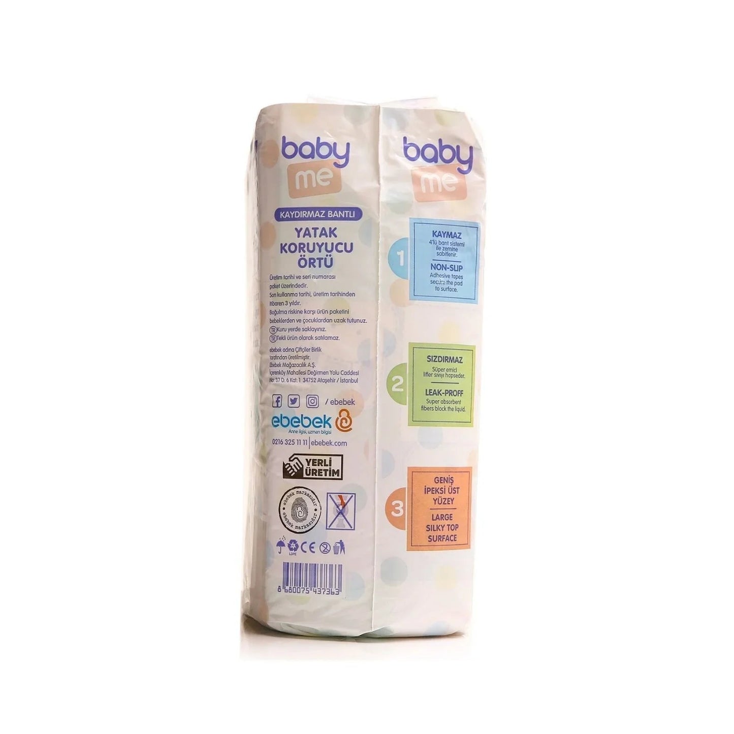 baby me Non - Slip Underpad Mattress Cover 60x90cm 20 pcs - mezetto