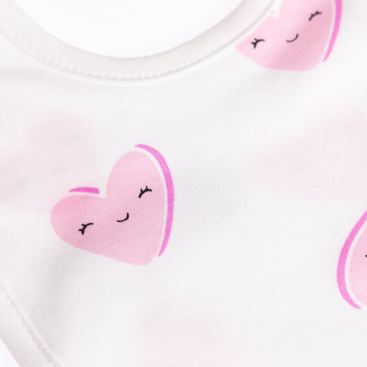 baby me Pink Baby Bib Pack of 3 - mezetto