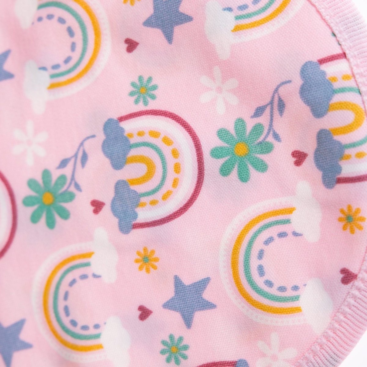 baby me Pink Baby Bib Pack of 3 - mezetto