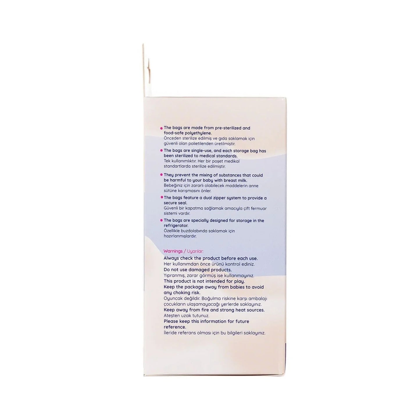 baby mom Breast Milk Storage Bag 50 pcs - mezetto