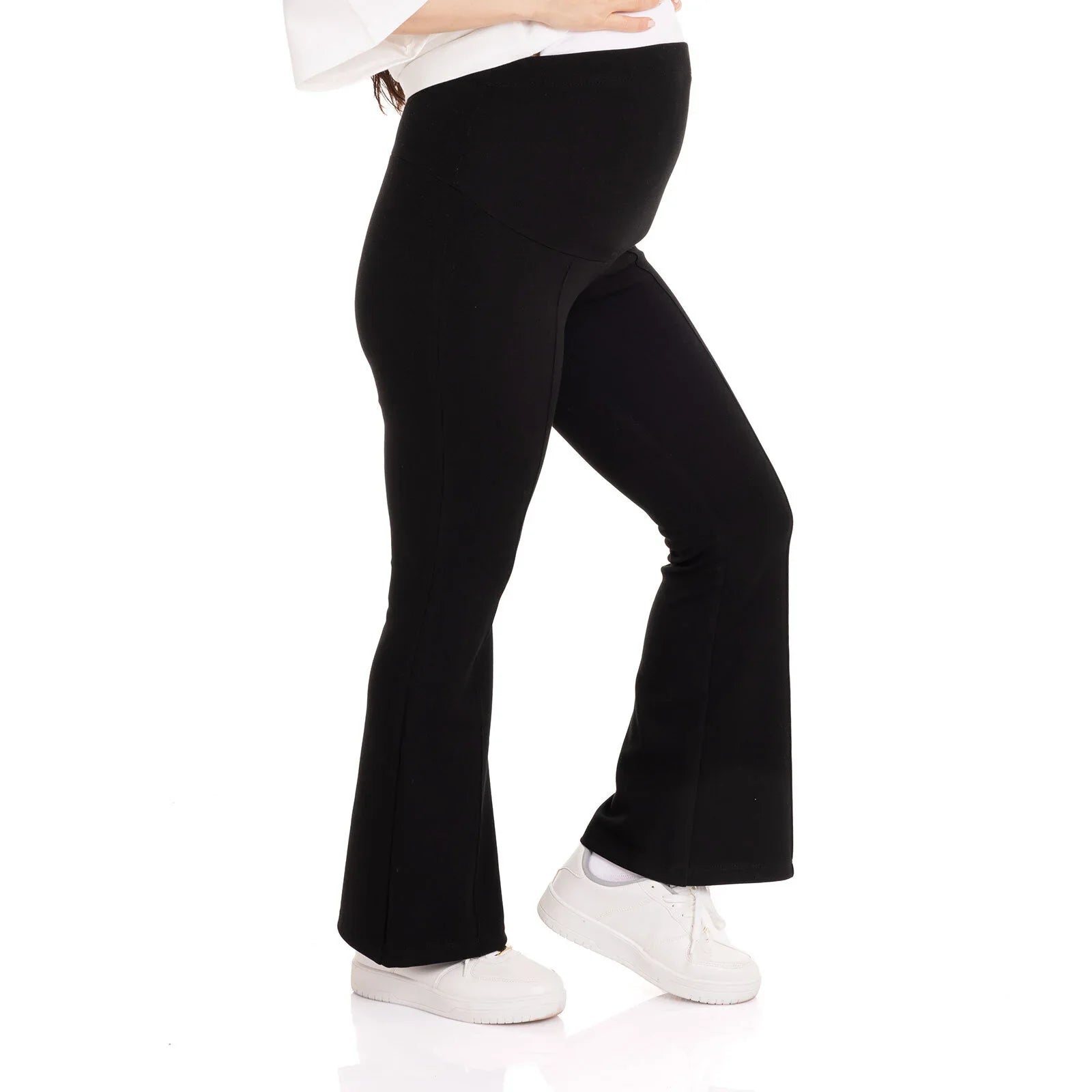 baby mom Mom Maternity Leggings - Black - mezetto