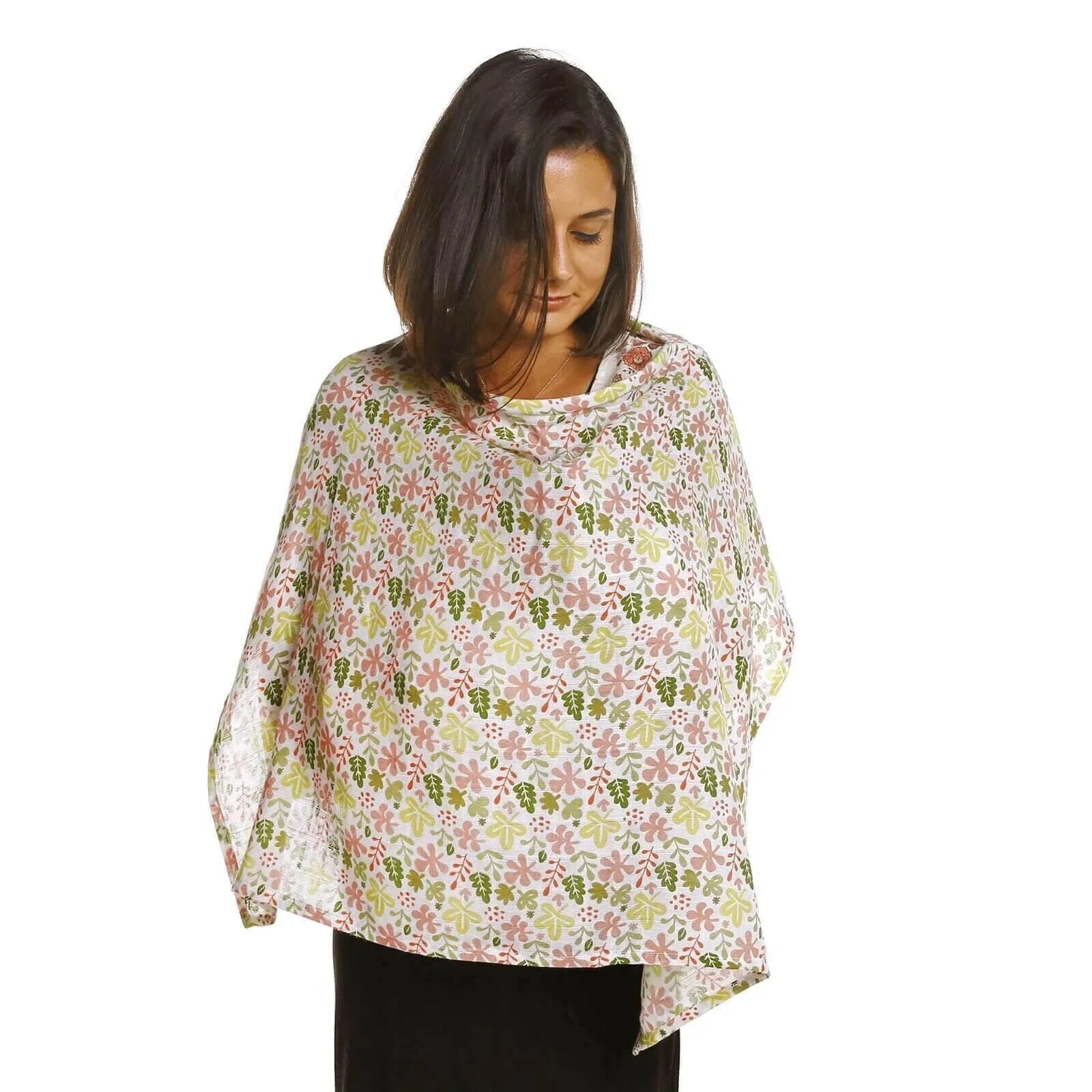 baby mom Muslin Cotton Nursing Cover - mezetto