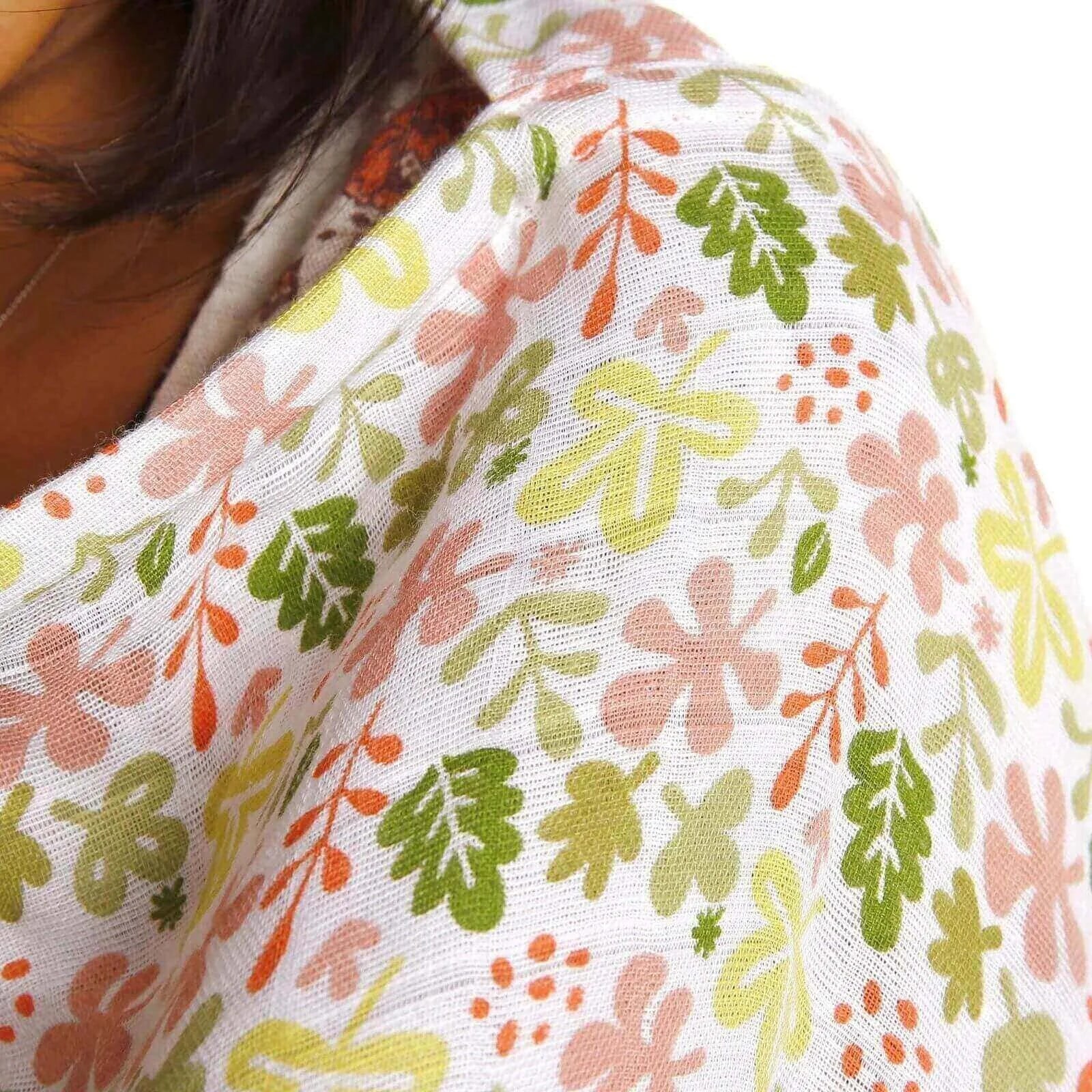 baby mom Muslin Cotton Nursing Cover - mezetto