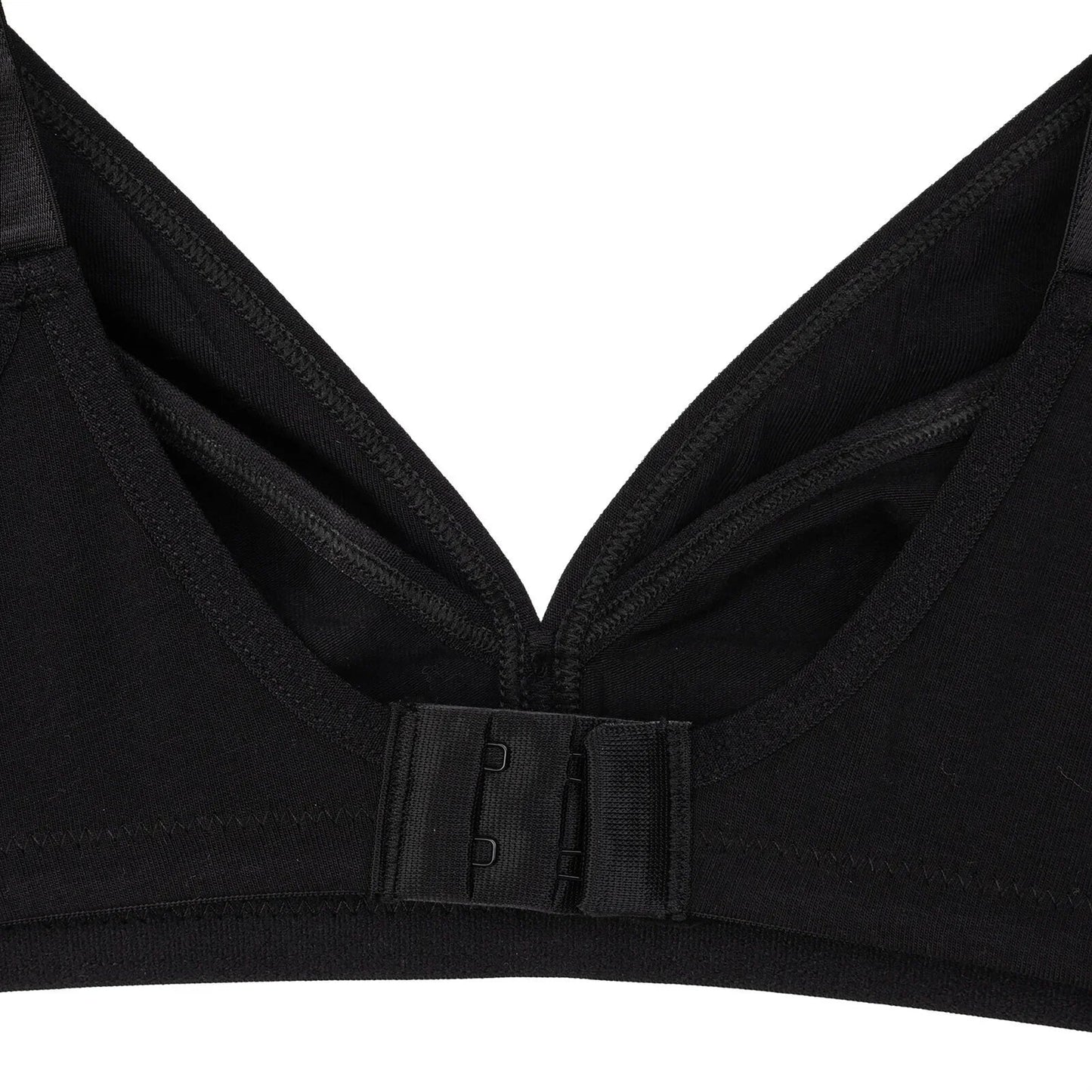 baby mom Non Padded Nursing Bra - Black - mezetto