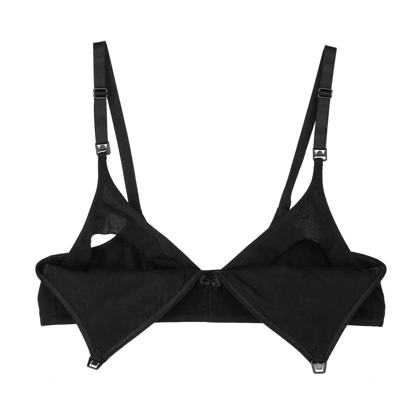 baby mom Non Padded Nursing Bra - Black - mezetto