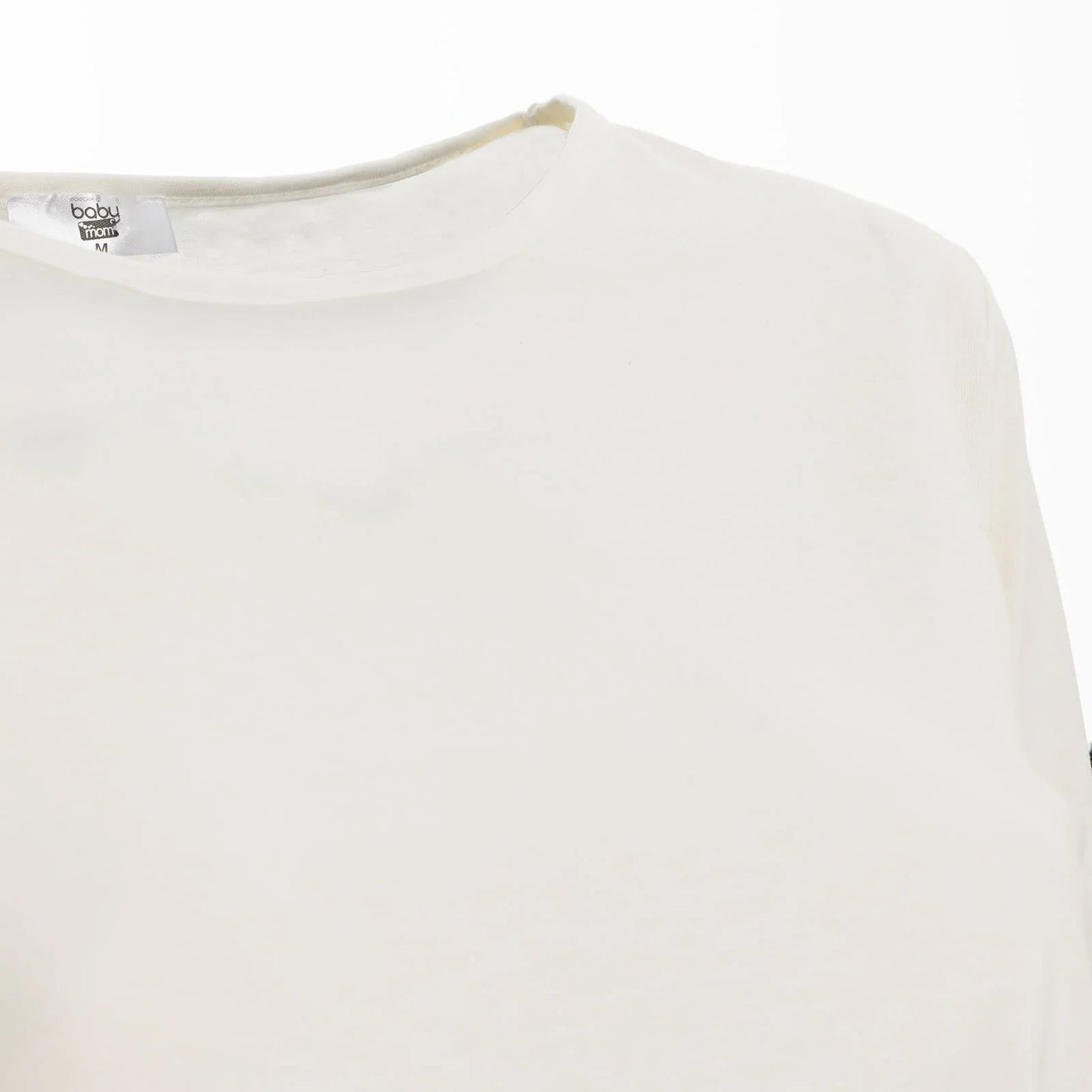 baby mom Short Sleeve Maternity Tshirt - White - mezetto