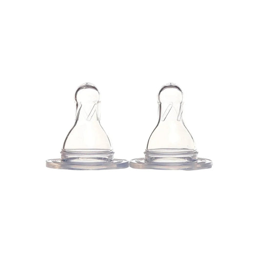 baby plus Anti Colic Bottle Teat Level 1 Pack of 2 - mezetto