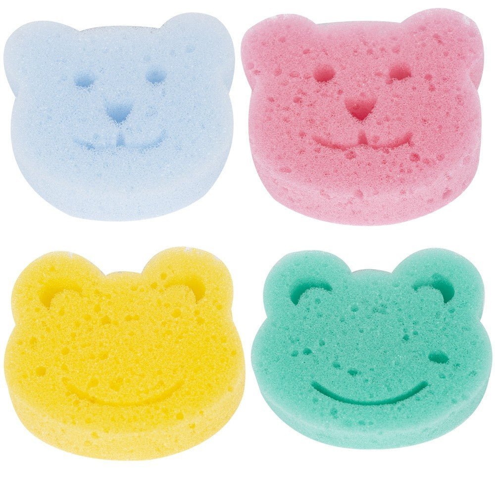 baby plus Bath Sponges 4 pcs - mezetto