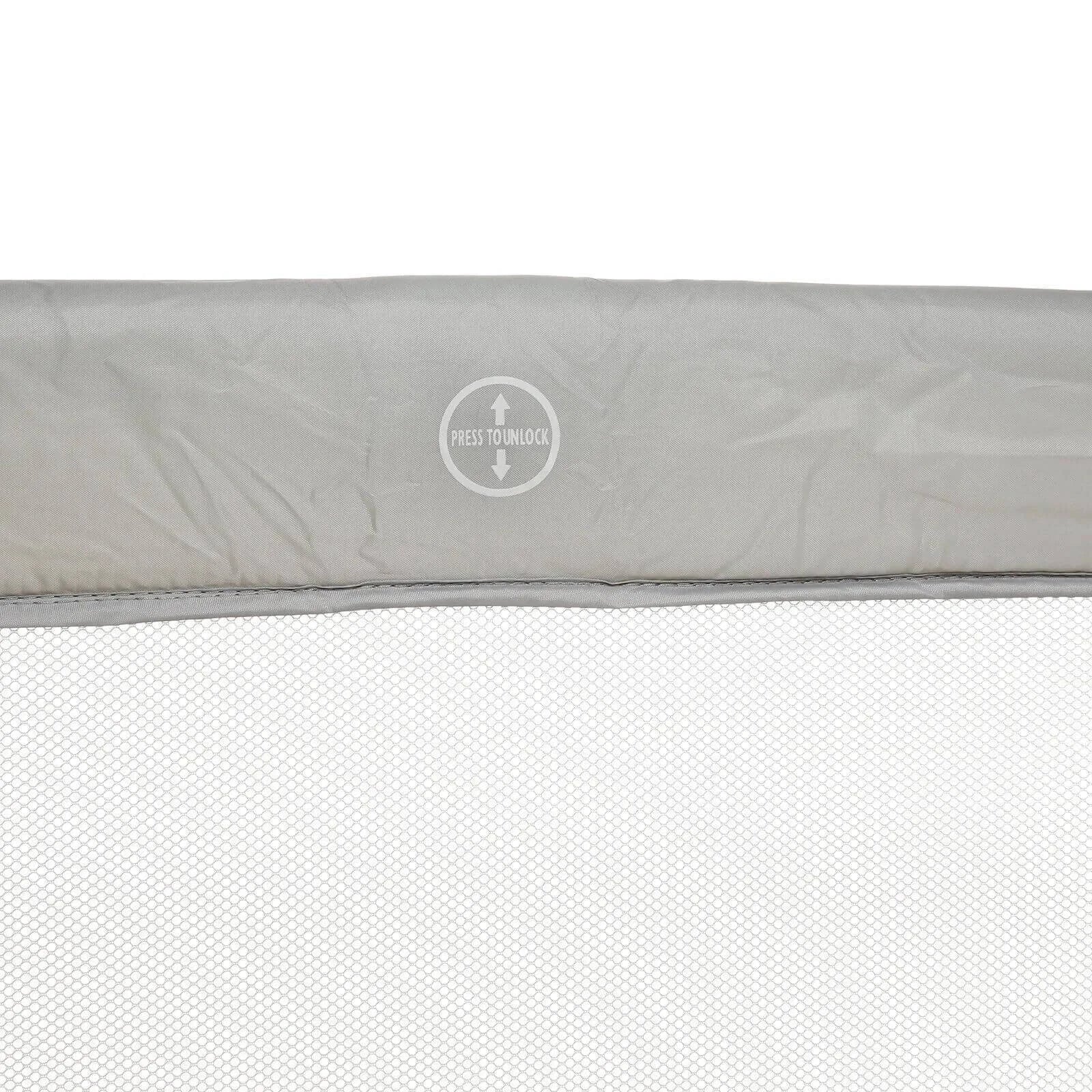 baby plus Eco Travel Cot - Grey - mezetto