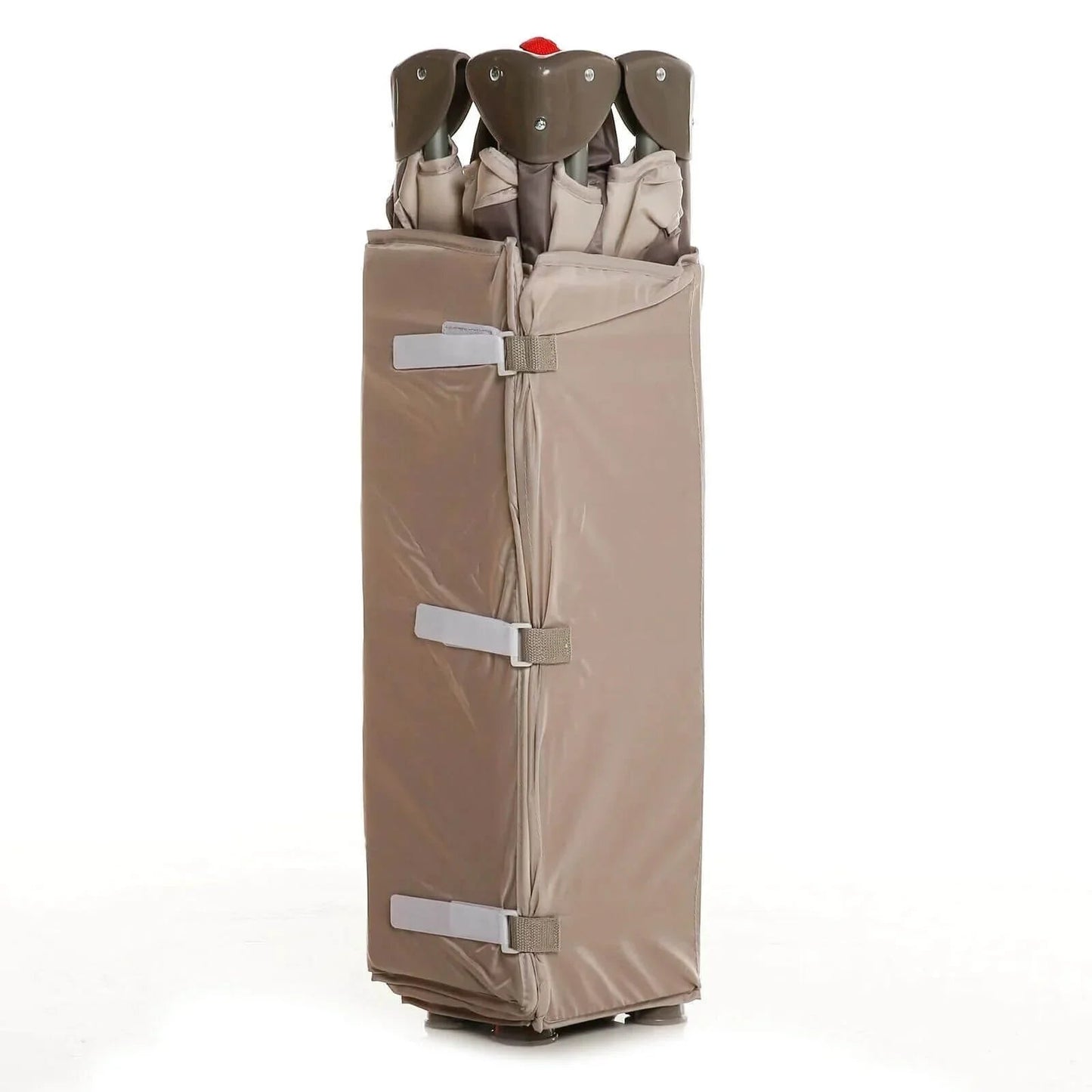 baby plus Eco Travel Cot - Khaki - mezetto