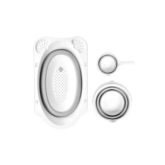 baby plus Foldable Bathtub Set 3 Pcs - mezetto