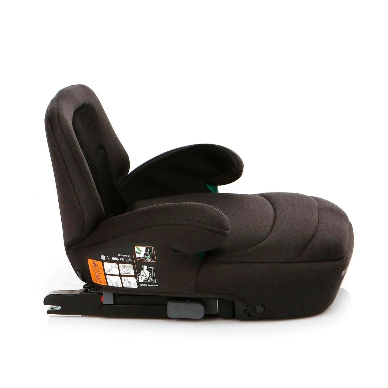 baby plus i - Size X8 (125 - 150 cm) 15 - 36 Kg Booster - Black - mezetto