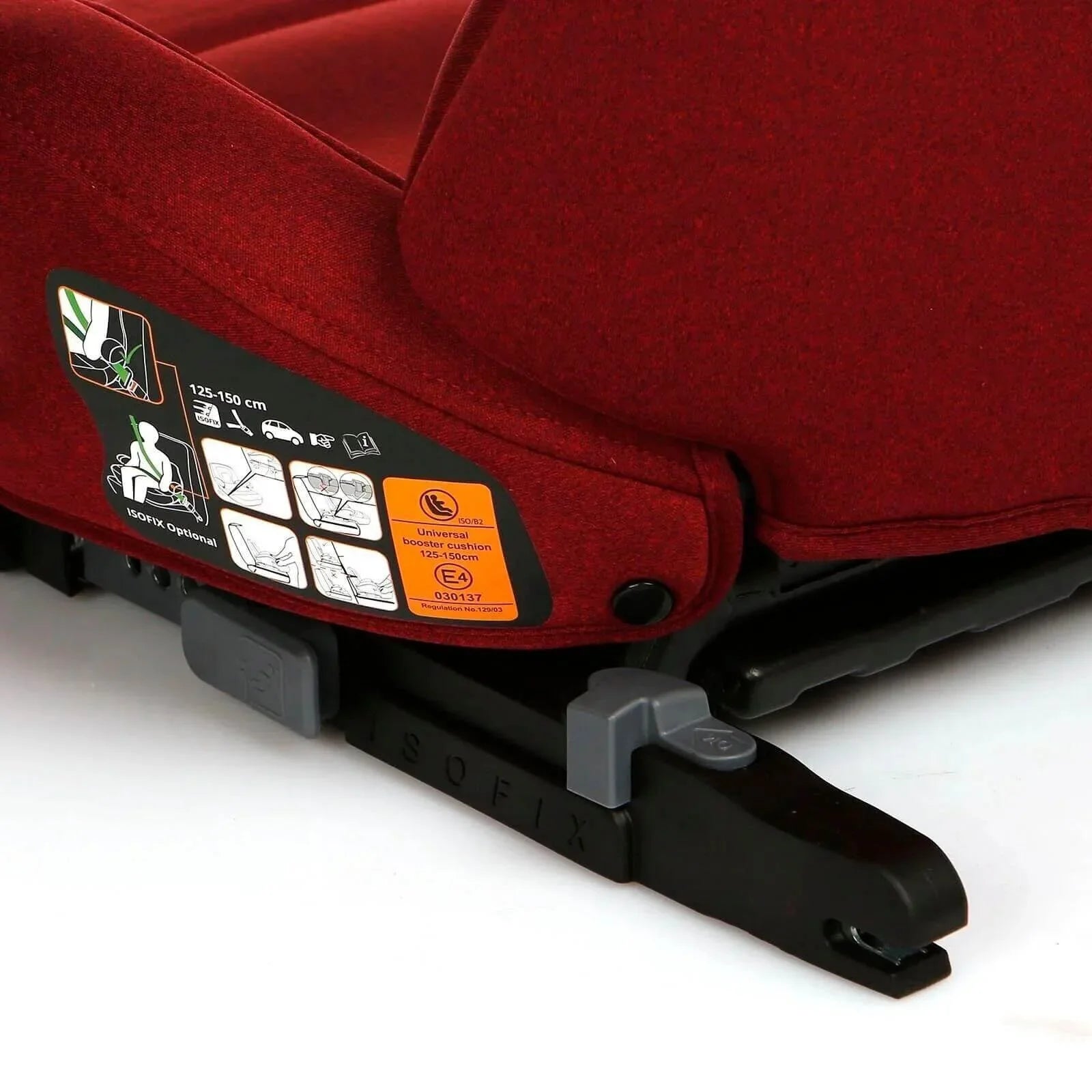 baby plus i - Size X8 (125 - 150 cm) 15 - 36 Kg Booster - Red - mezetto