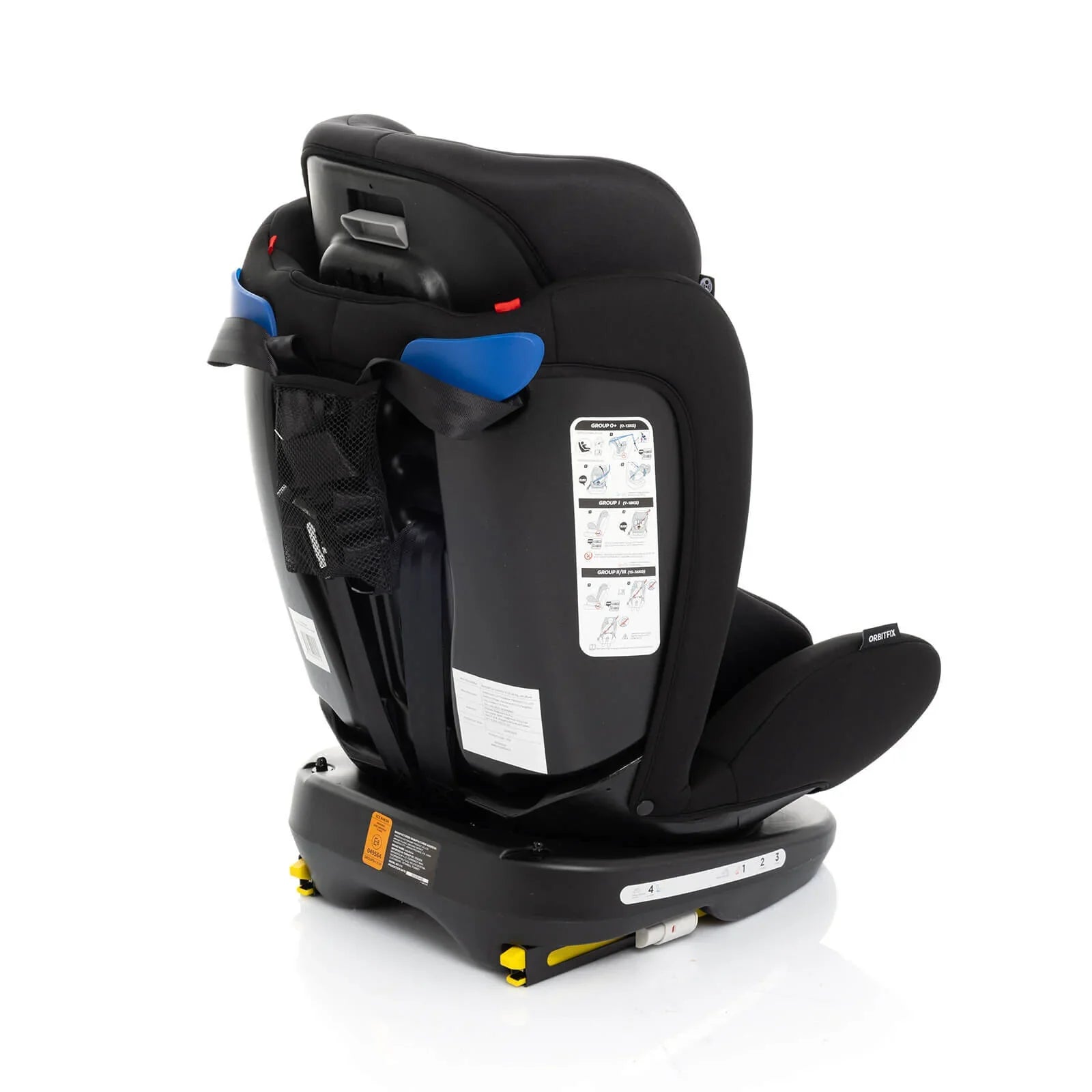 baby plus Orbitfix Group 0/1 Baby Car Seat - Black - mezetto