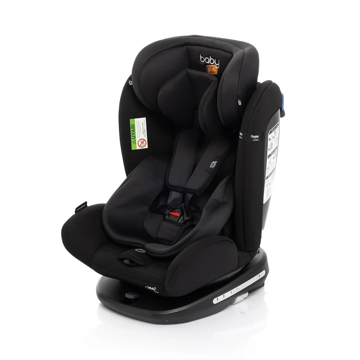 baby plus Orbitfix Group 0/1 Baby Car Seat - Black - mezetto