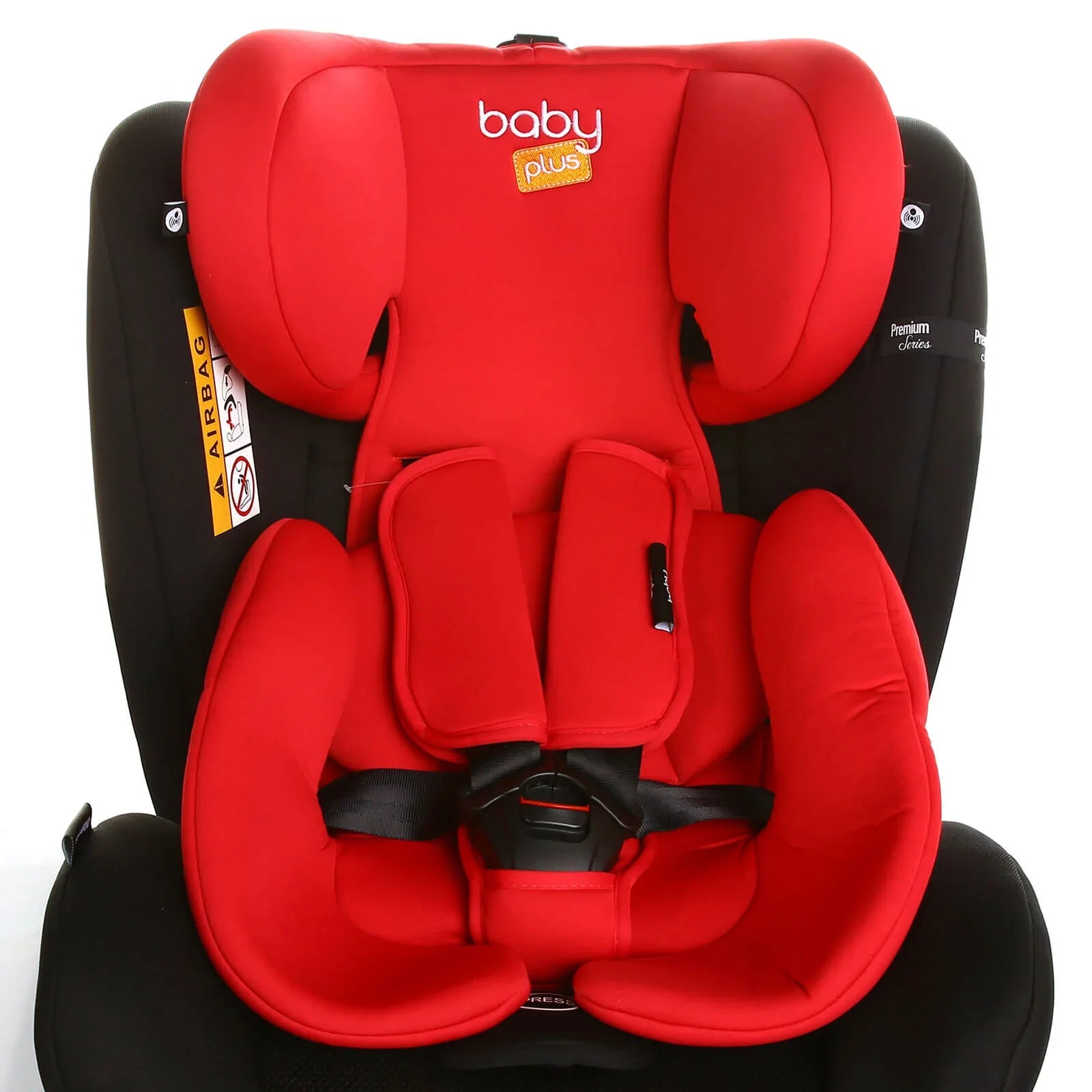 baby plus Orbitfix Group 0/1 Baby Car Seat - Black Red - mezetto