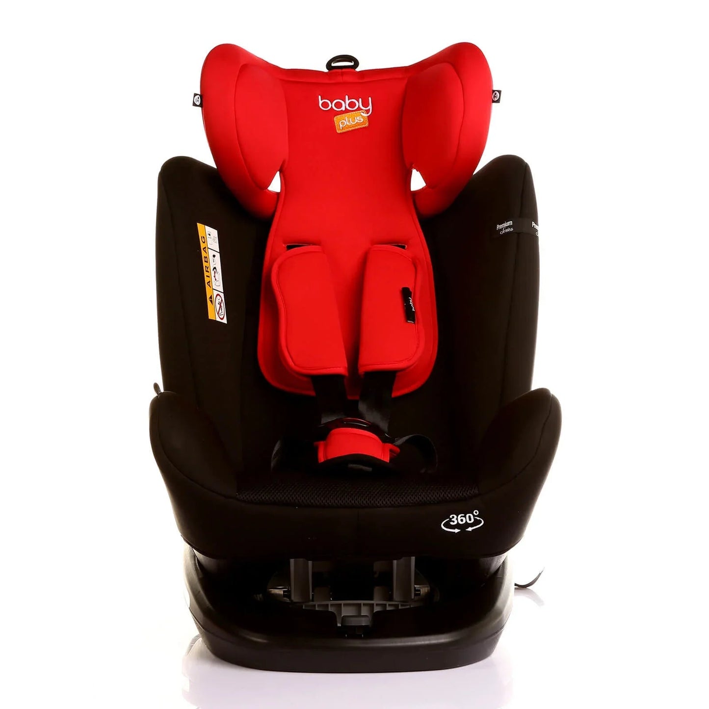 baby plus Orbitfix Group 0/1 Baby Car Seat - Black Red - mezetto