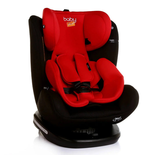 baby plus Orbitfix Group 0/1 Baby Car Seat - Black Red - mezetto