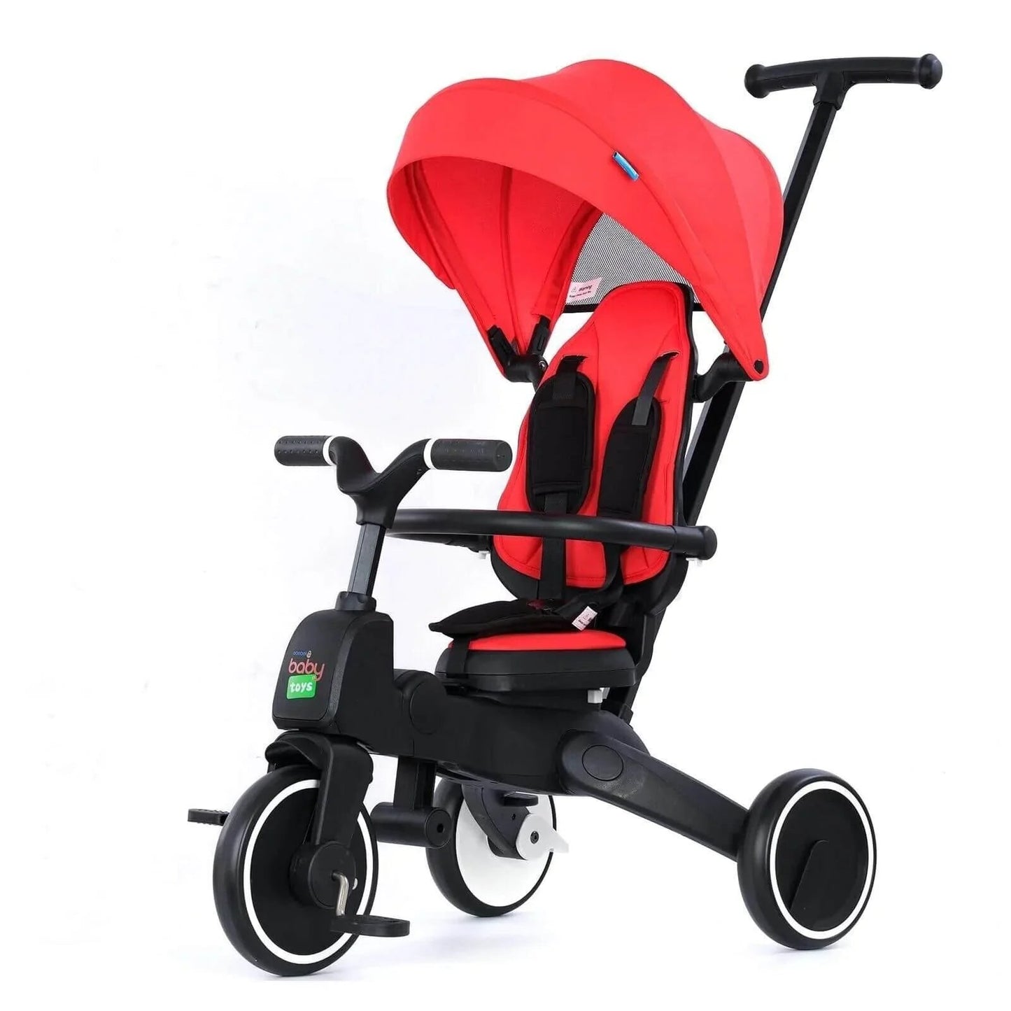 baby toys 3 in 1 Panda Foldable Trike Tricycles - mezetto