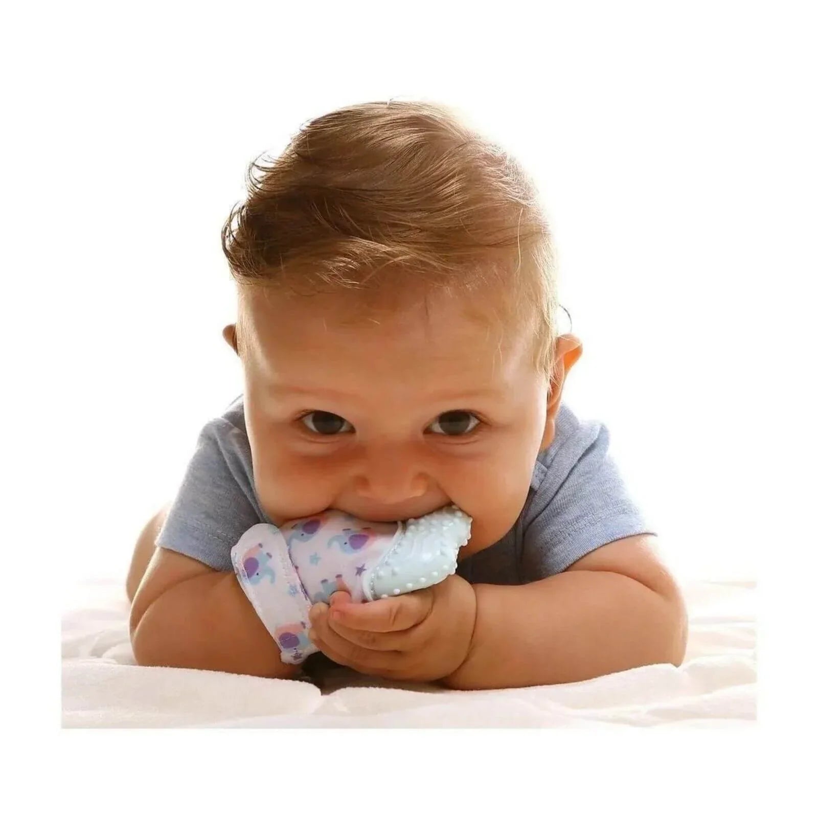 baby toys Baby Teething Mittens Green - mezetto