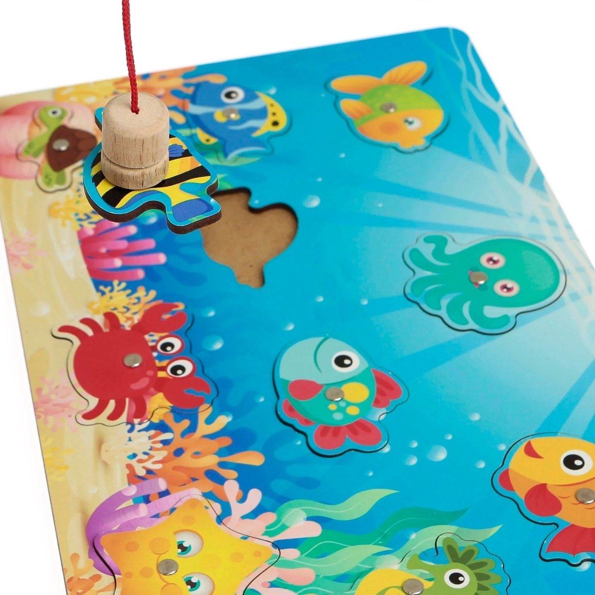 baby toys Wooden Fishing Game - mezetto