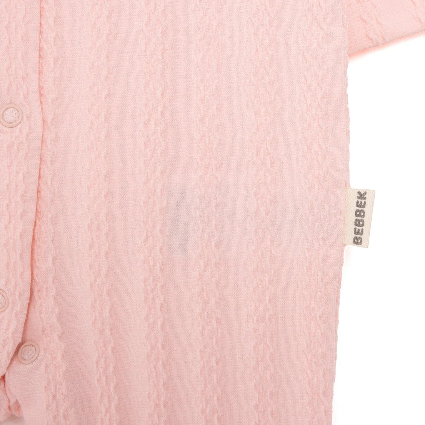 Bebbek Girl Footed Jumpsuit - Powder