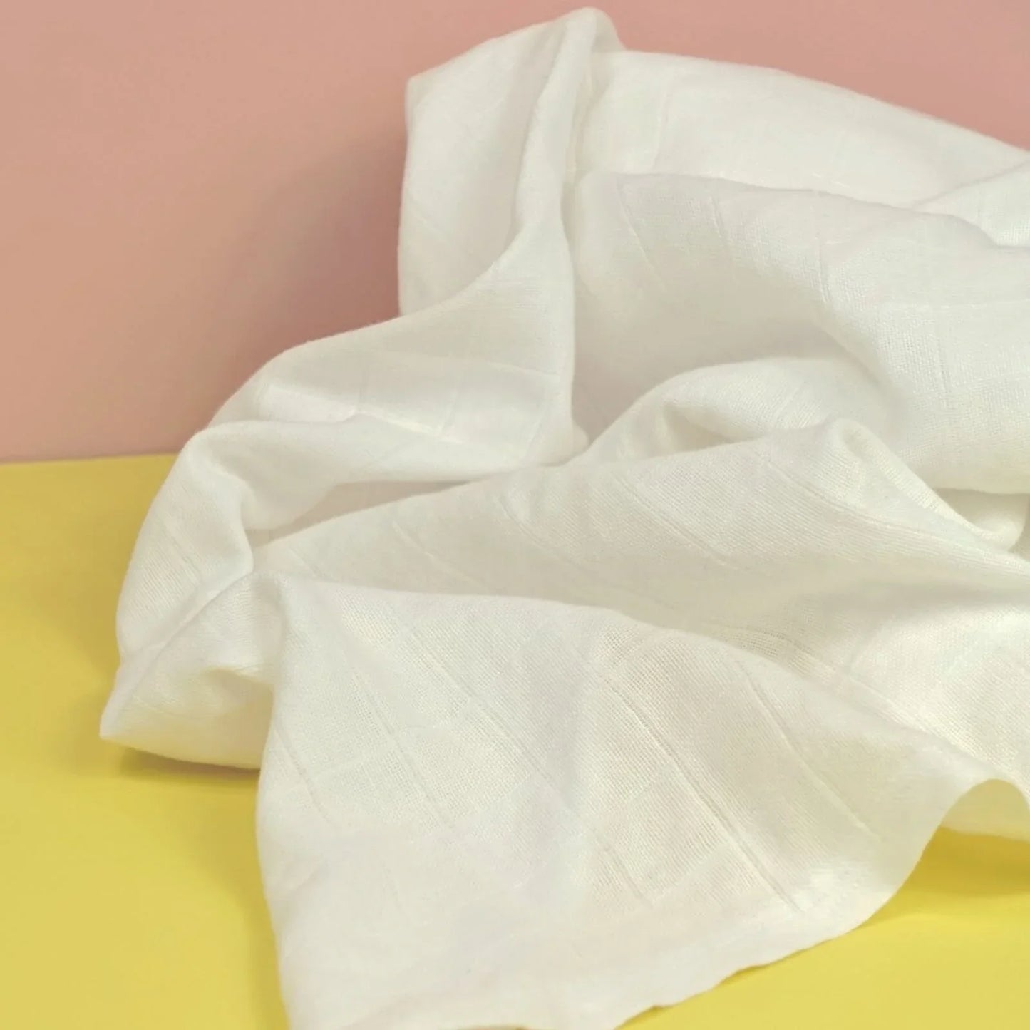 MuslinZ Muslin Swaddles 100x90cm 2 pcs - White