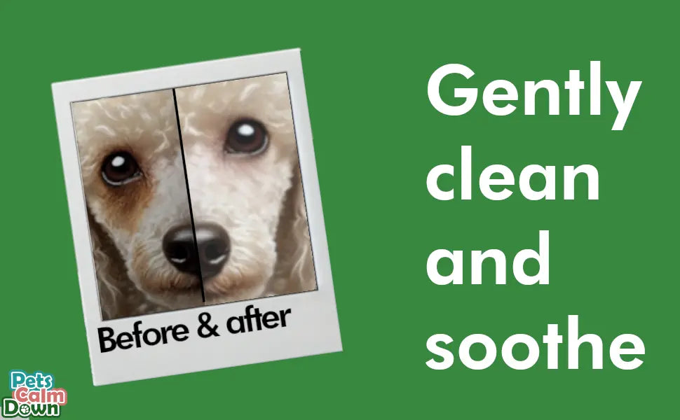 Tear Stain Remover. Gently Remove Eye Residue & Prevent Stains