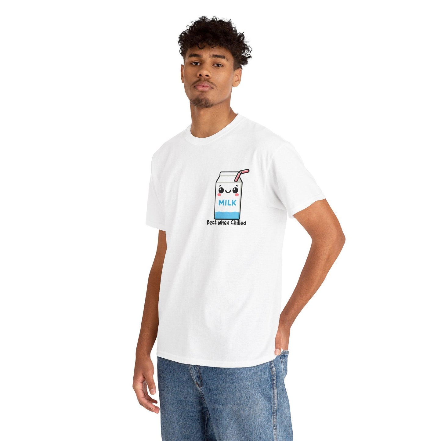 Best When Chilled T-Shirt – Funny Milk Cartoon Tee - mezetto KEOLIX KEOLIX