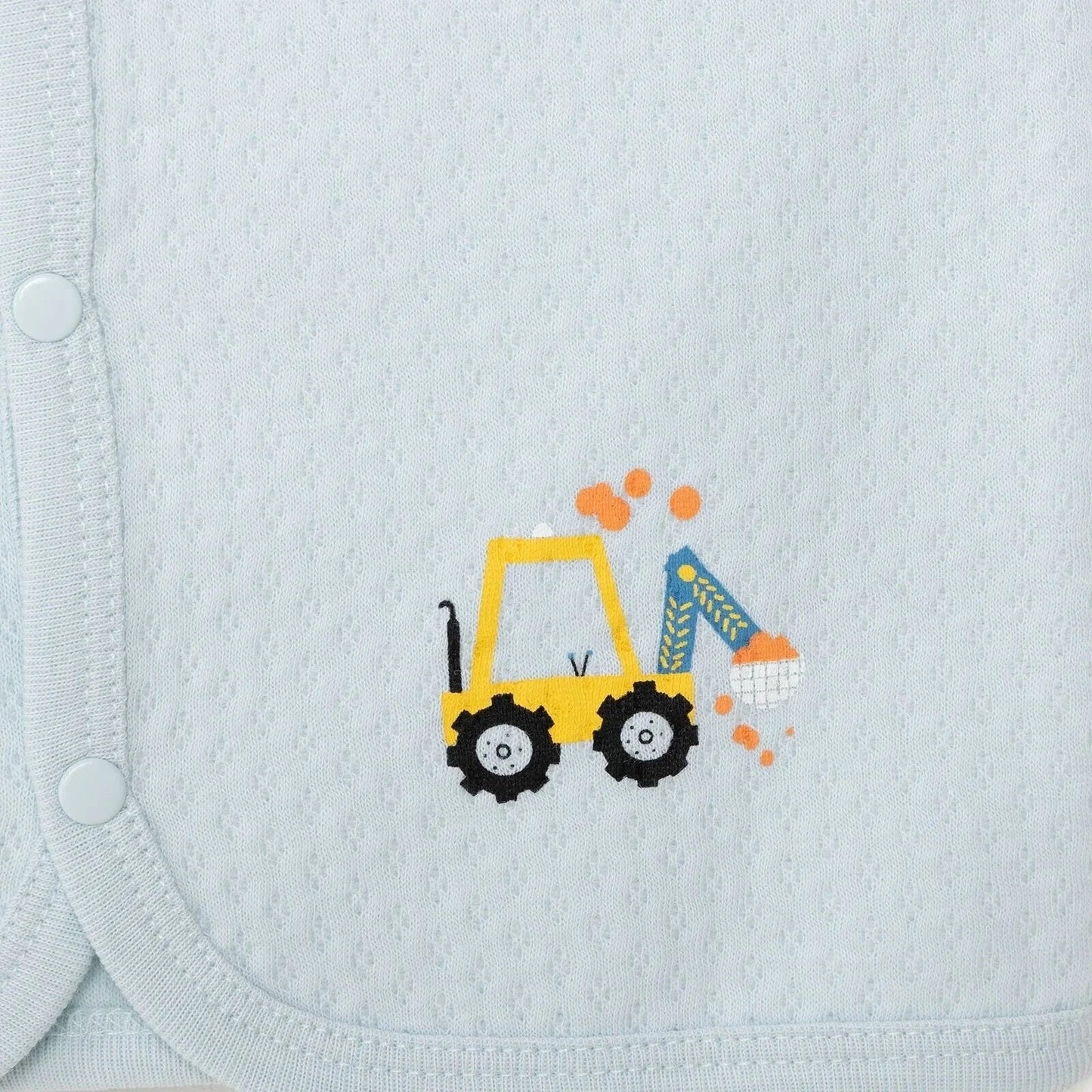 HelloBaby Boy Quilted Vest - Light Blue