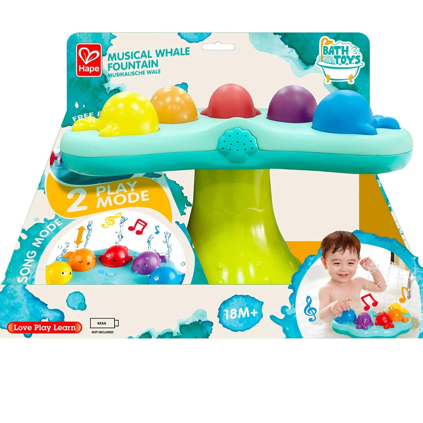 Hape Musical Whale Fountain
