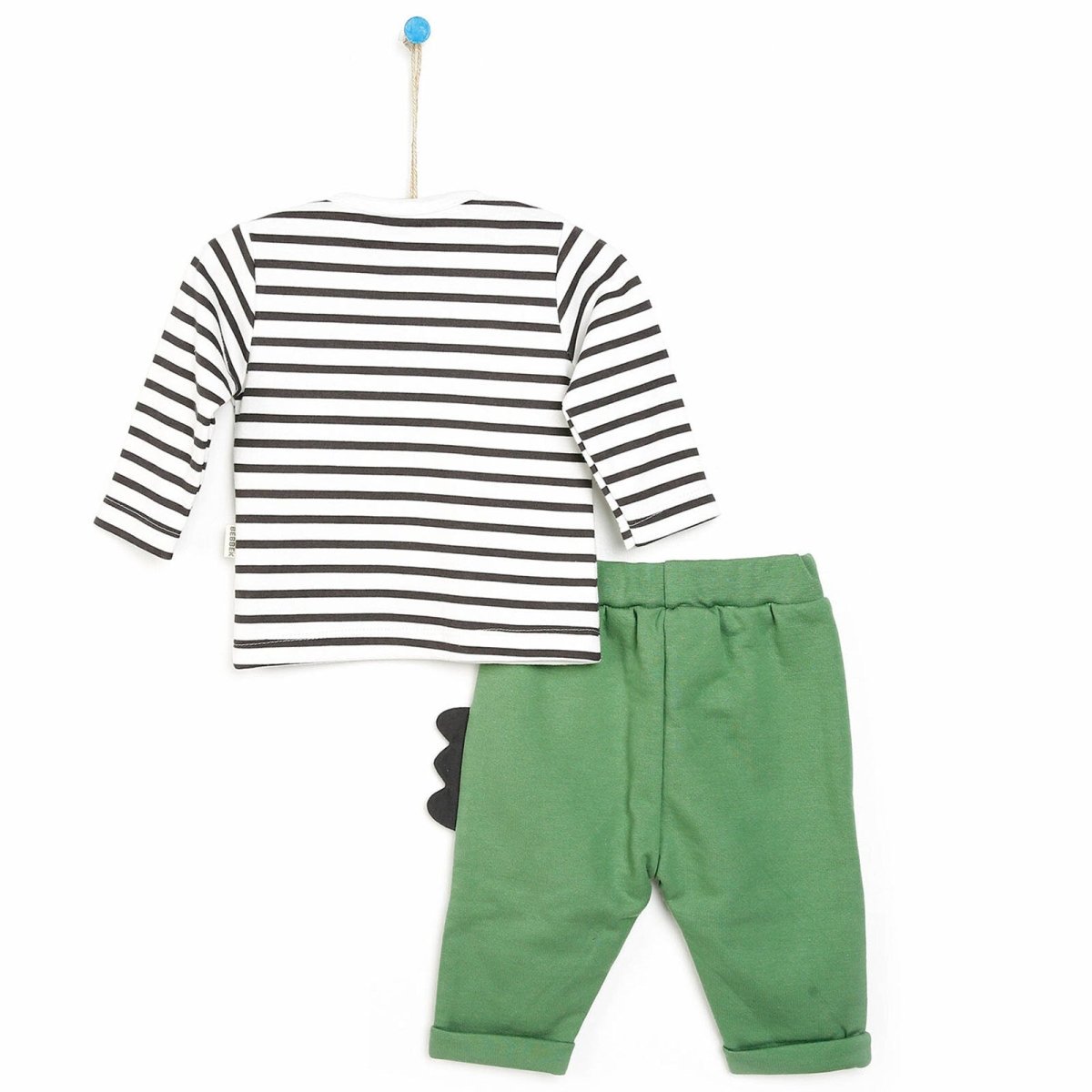 Bebbek Newborn Sweatshirt Footless Bottom - Green