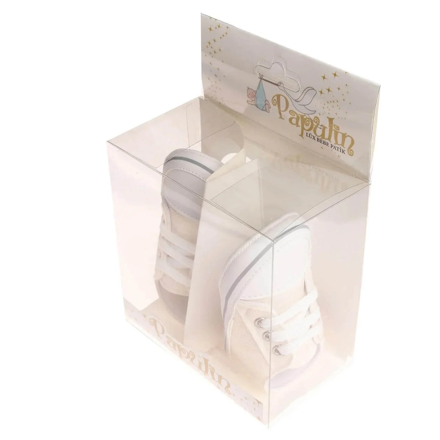 Papulin Unisex Booties - White