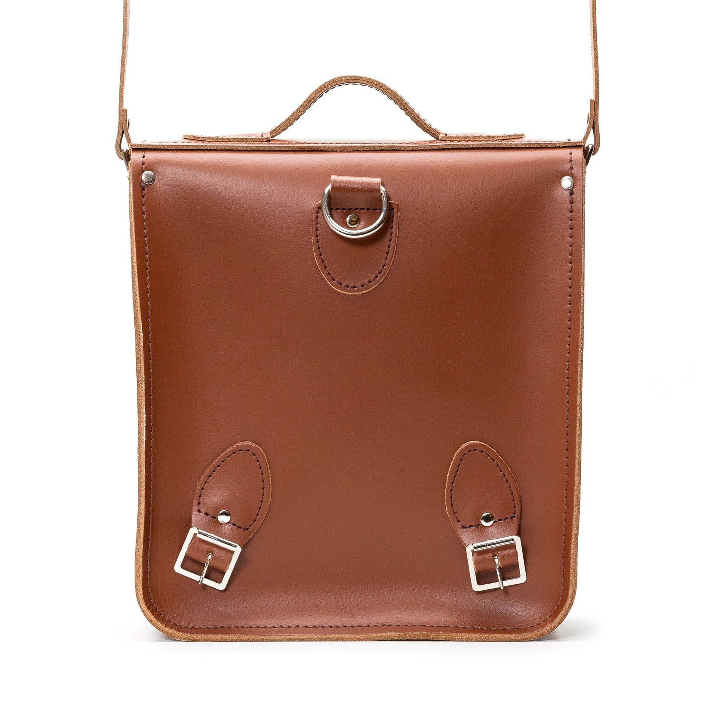 Handmade Leather City Backpack - Chestnut-3
