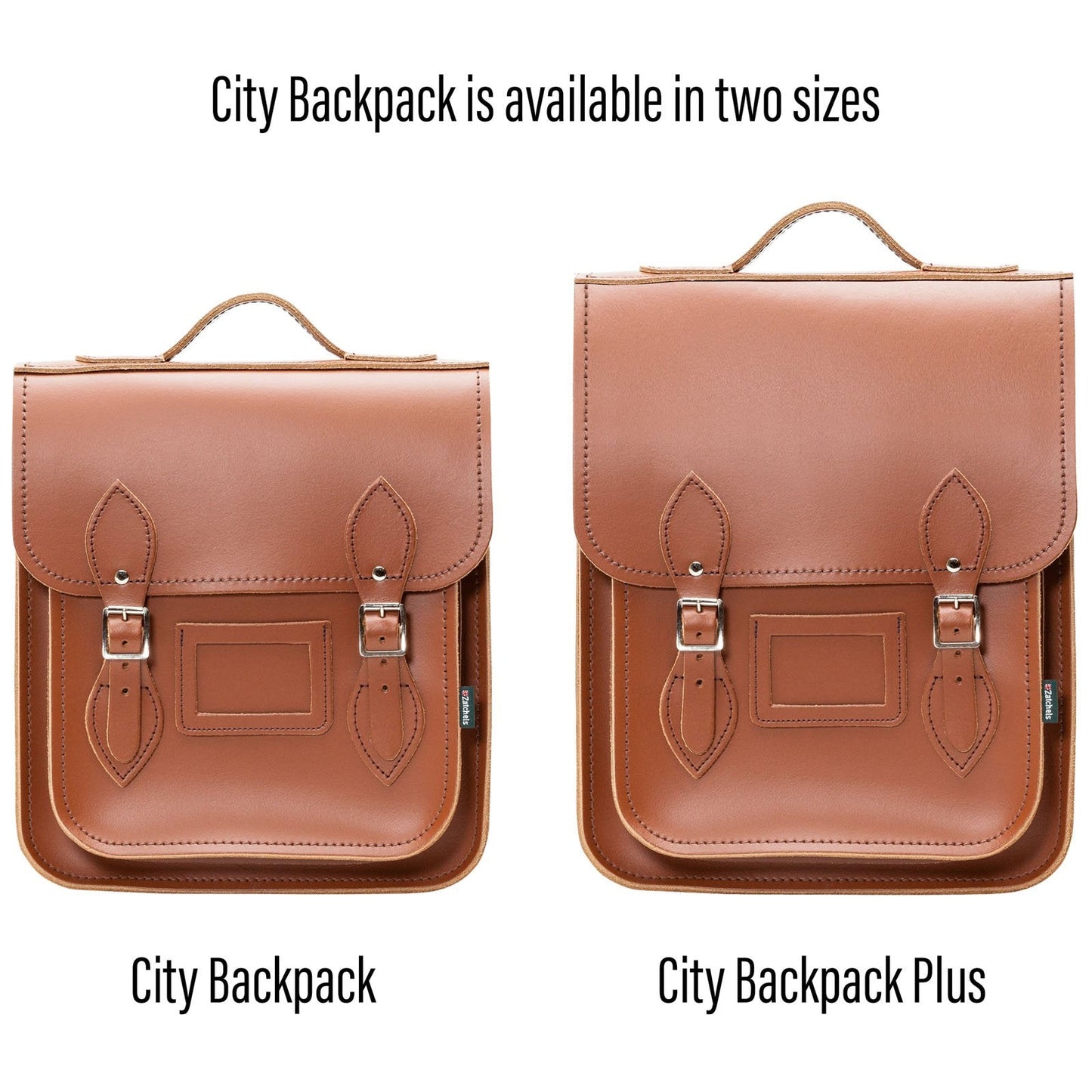 Handmade Leather City Backpack - Chestnut-5